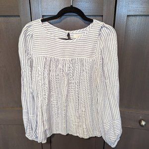 Striped Linen Loft Size Lg